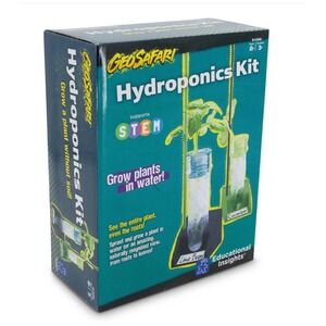 Educational Insights GeoSafari Hydroponics Kit STEM Science Toy EI-5392‎ New